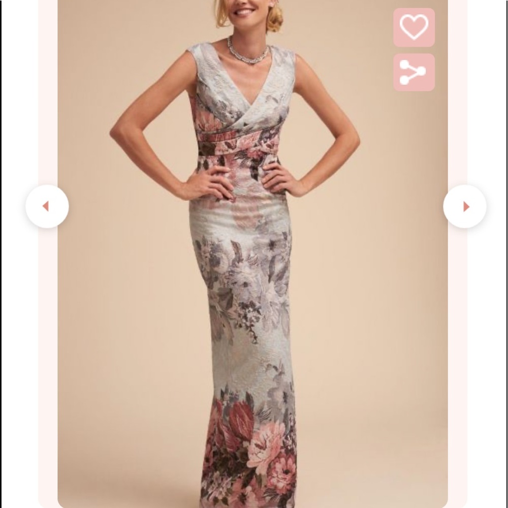 BHLDN Adrianna Pappell dress size 10. Floral.